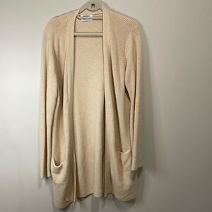 Long Ribbed Cardigan